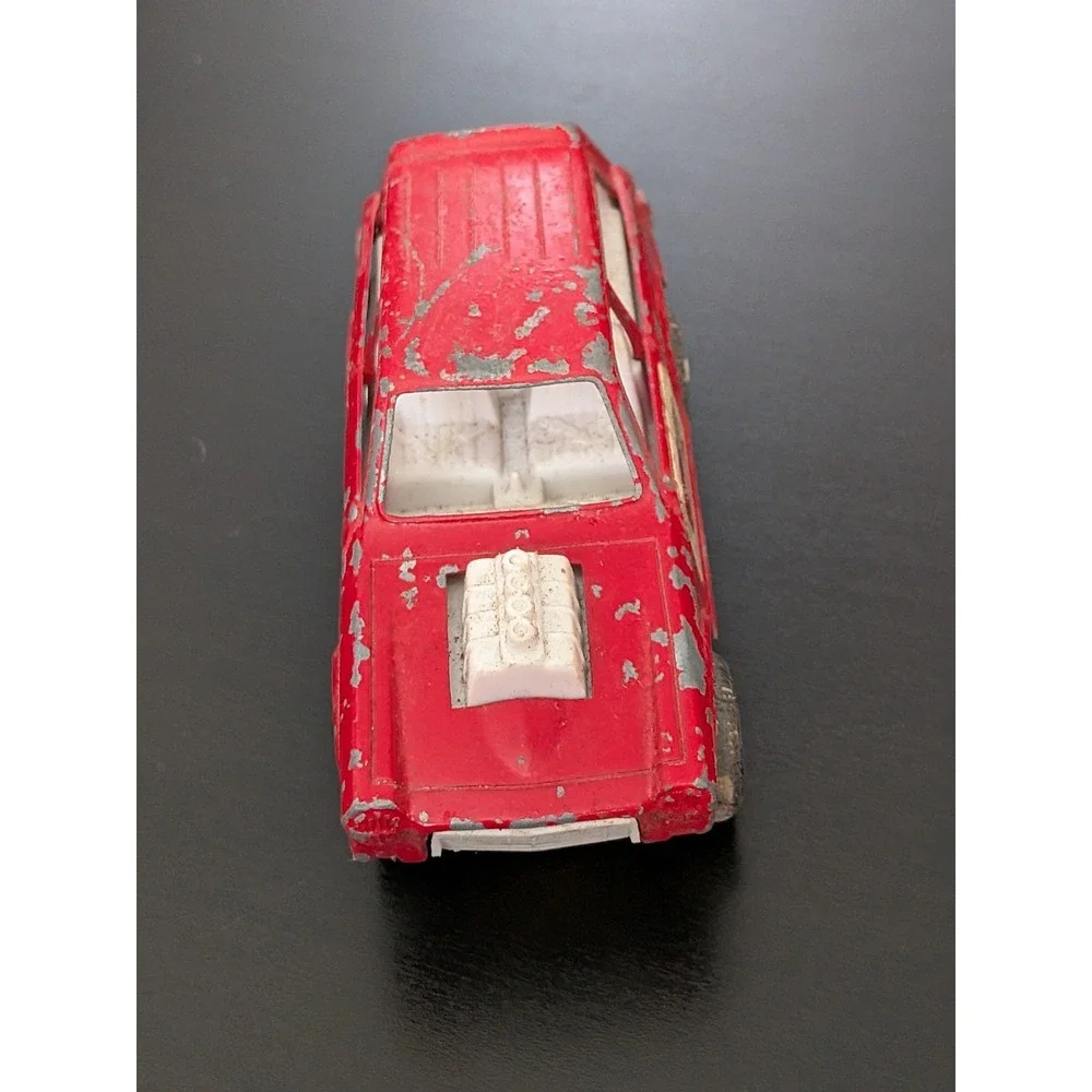 Vintage 1960/70's Tootsietoy Big Engine Chevy‎ Vega Sport Ranch Diecast Car Red